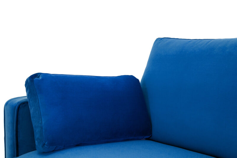 Munich 3 Seater Sofa Plush Blue - Image 2