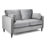 Munich 2 Seater Sofa Plush Grey