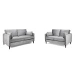 Munich 3 + 2 Set Plush Grey