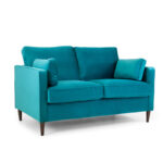 Munich 2 Seater Sofa Plush Teal