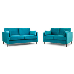 Munich 3 + 2 Set Plush Teal