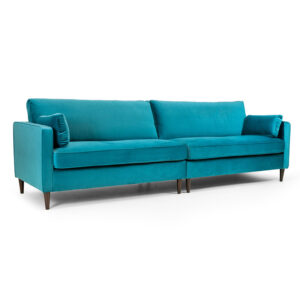 Munich 4 Seater Sofa Plush Teal