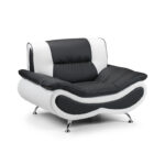 Napoli Armchair Black/White