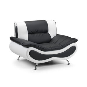 Napoli Armchair Black/White