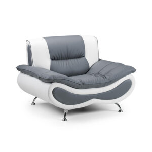 Napoli Armchair Grey/White