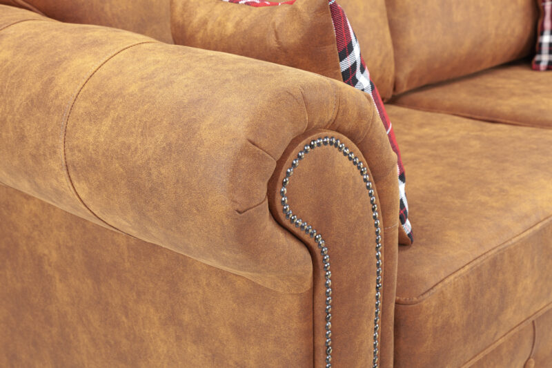 Oakland Footstool Tan - Image 2
