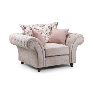 Roma Chesterfield Armchair Beige