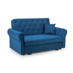 Rosalind 2 Seater Sofabed Blue