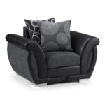 Shannon Armchair Black/Grey