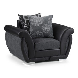 Shannon Armchair Black/Grey