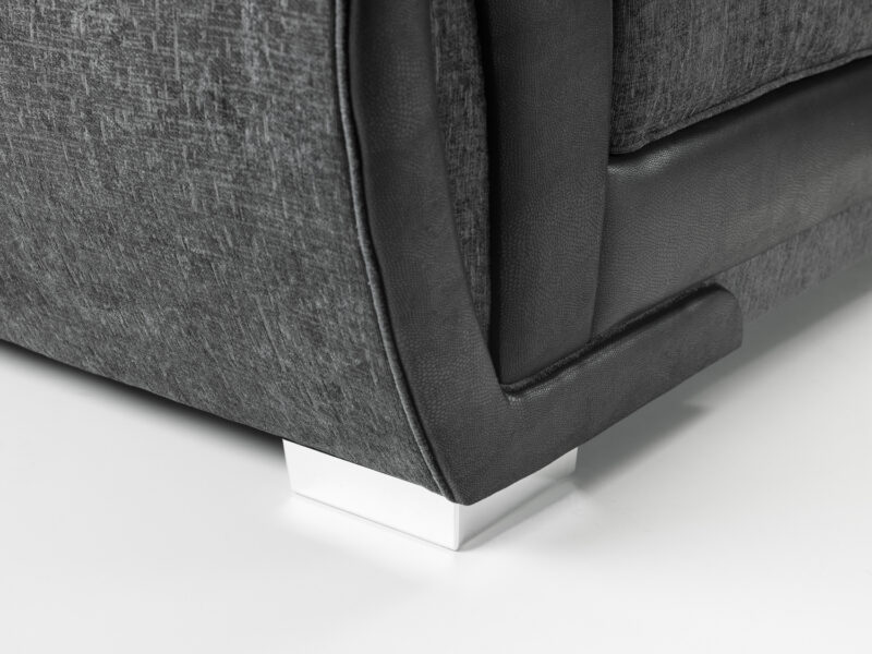 Shannon Footstool Black/Grey - Image 2