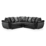 Shannon Large Corner Black/Grey