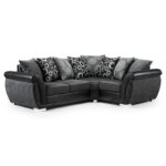 Shannon Right Hand Facing Corner Black/Grey