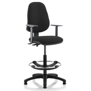 Eclipse Plus II Operator Chair with Hi Rise Draughtsman Kit