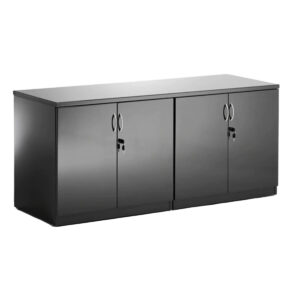 High Gloss 1600mm Credenza Twin Cupboard
