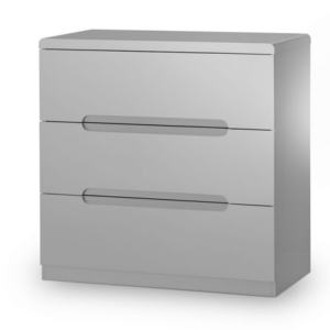 Manhattan 3 Drawer Chest - Grey
