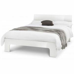 Manhattan Bed - White High Gloss Finish