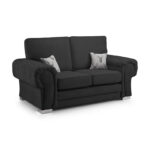 Verona Fullback 2 Seater Sofa Black