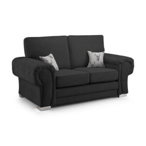 Verona Fullback 2 Seater Sofa Black