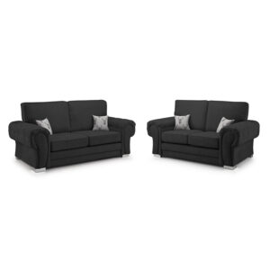Verona Fullback 3 + 2 Set Black