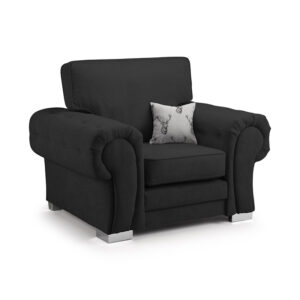 Verona Fullback Armchair Black