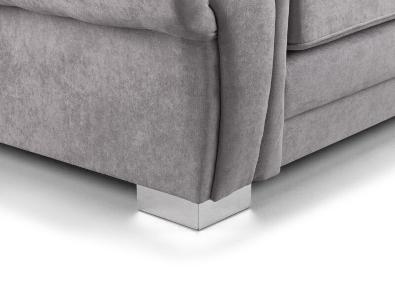 Verona Fullback 3 Seater Sofa Grey - Image 3
