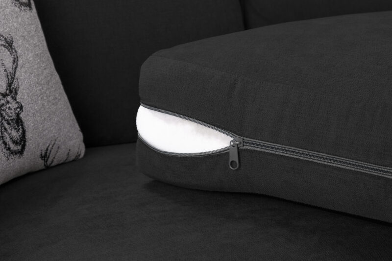 Verona Footstool Black - Image 4