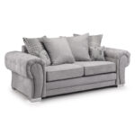 Verona Scatterback 3 Seater Sofa Grey