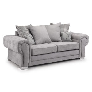 Verona Scatterback 3 Seater Sofa Grey
