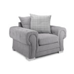 Verona Scatterback Armchair Grey