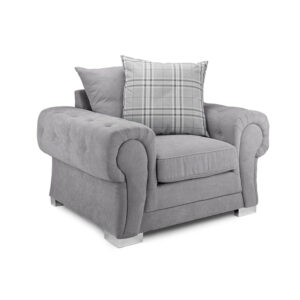 Verona Scatterback Armchair Grey