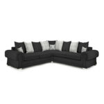 Verona Scatterback Large Corner Black