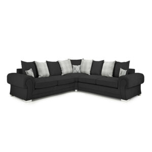 Verona Scatterback Large Corner Black