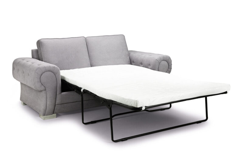 Verona Scatterback 3 Seater Sofabed Grey - Image 4