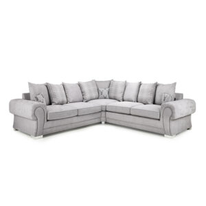 Verona Scatterback Large Corner Sofabed Grey