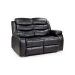 Vista Recliner 2 Seater Sofa Black