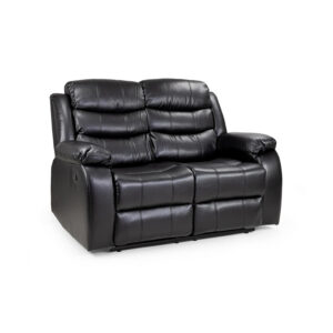 Vista Recliner 2 Seater Sofa Black