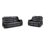 Vista Recliner 3+2 Set Black