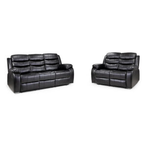 Vista Recliner 3+2 Set Black
