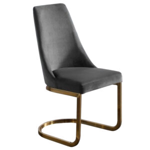 Vittoria Cantilever Dining Chair - Grey