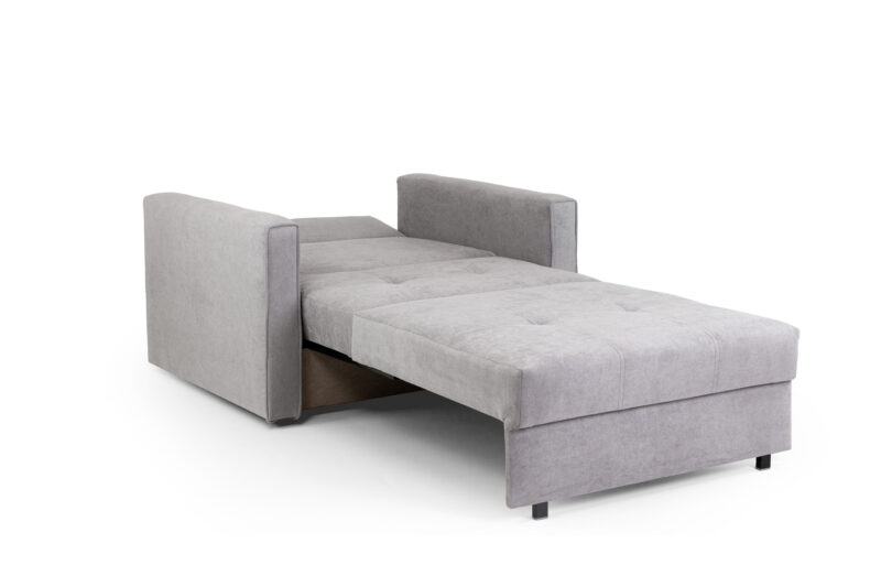 Viva 2 Seater Sofabed Grey - Image 2