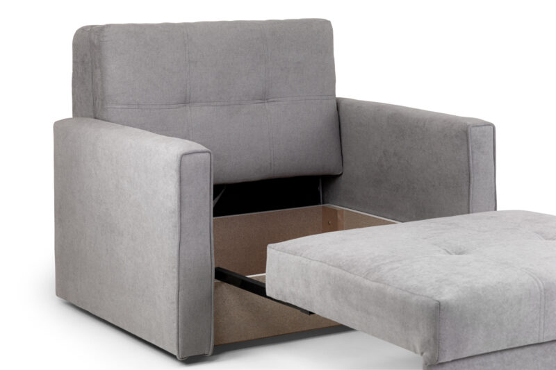 Viva 2 Seater Sofabed Grey - Image 3