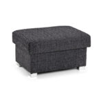 Wilcot Footstool Grey