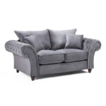 Windsor Fullback 2 Seater Sofa Grey