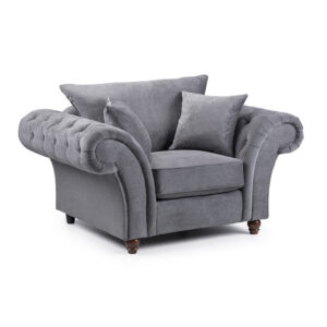 Windsor Fullback Armchair Grey