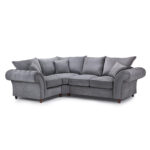 Windsor Fullback Left Hand Facing Corner Grey
