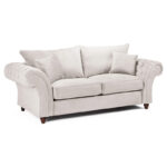 Windsor Fullback 3 Seater Sofa Stone