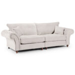 Windsor Fullback 4 Seater Sofa Stone