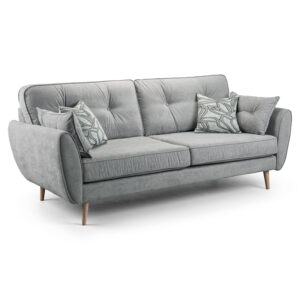 Zinc 3 Seater Sofa Grey