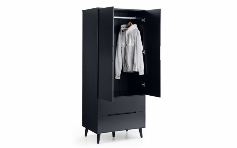 Alicia Combination Wardrobe - Anthracite - Image 2